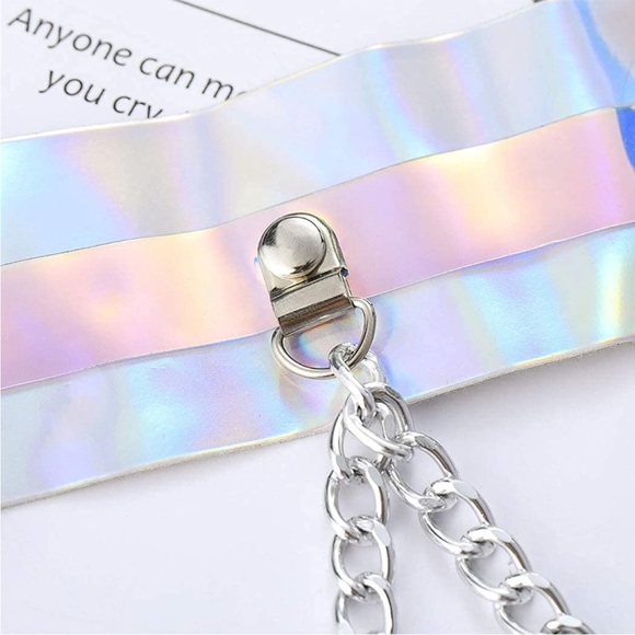 Iridescent Rave Chain Belt - Picture 3 of 8